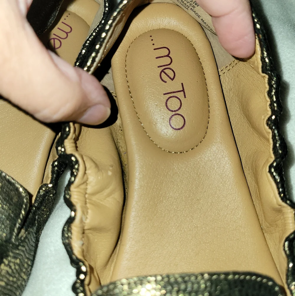 Me Too Tribe Flats Gold/Copper Size 7 1/2 M - Picture 2 of 7